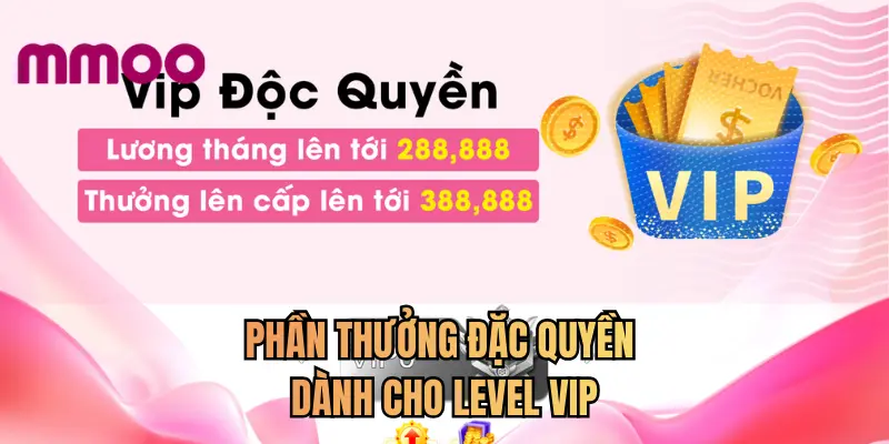 Phần thưởng đặc quyền dành cho level VIP 